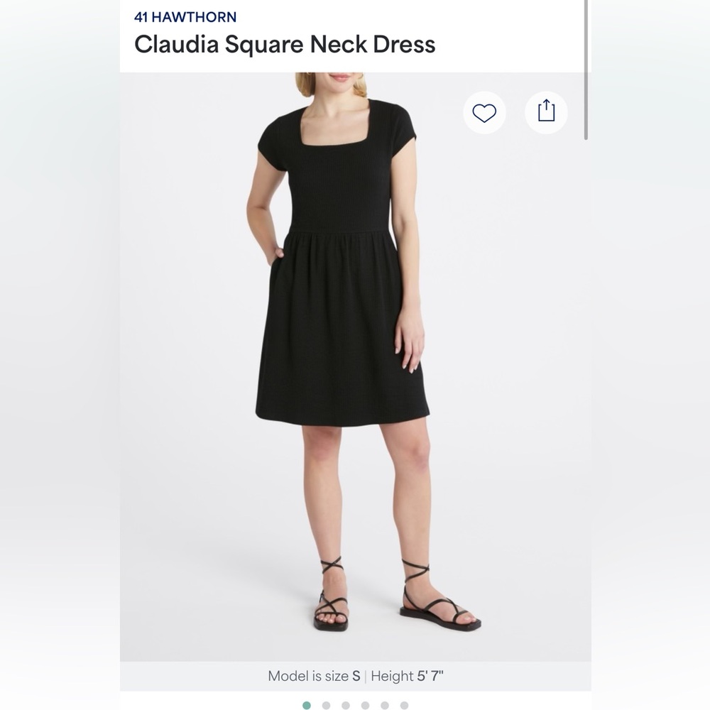 41 Hawthorn Black Claudia Mini Dress
